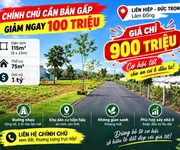 900 triệu có ngay lô đất 115m    liên hiệp, đức trọng