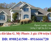 1 Bán đất khu G, Mỹ Phước 3 giá 1 triệum2, chính chủ, ngay khu biệt thự, đất thổ cư