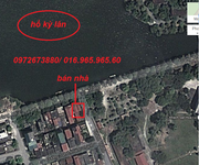 Bán nhà đất mặt hồ Kỳ lân, tp Ninh Bình, 130 m vuông.
