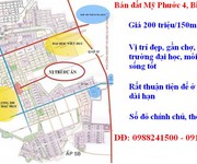 1 Bán đất Mỹ Phước 4, giá 180 triệu150m2 chính chủ, 6 nền liền nhau, bao sang tên