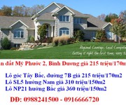 3 Cần bán lô SL5, Mỹ Phước 2, Bình Dương giá 320 triệu150m2, gần trường học, tiện kinh doanh