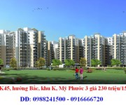 Bán lô K45, Mỹ Phước 3 giá 230 triệu150m2, view kênh, tiện để ở và kinh doanh