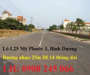 Bán đất Mỹ Phước 3 lô L25 đường DL14 25m thông dài. Dân cư đông