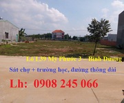 Bán đất Mỹ Phước 3 lô L39 hướng Đông đường DL12 thông dài, chính chủ bán.