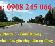 Bán đất Mỹ Phước 3 lô J36 hướng Nam gần chợ đang hoạt động, chính chủ bán