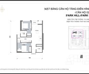 1 Times City Park Hill Premium bán căn hộ 75m2 tòa Park 9 view rất thoáng và đẹp