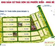 Bán đất nền biệt thự 250m2 Thái Sơn 1 Bộ Quốc Phòng, Phước Kiển, Nhà Bè