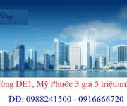Cần mua đất đường DE1, Mỹ Phước 3 giá 5 triệu/m2, thiện chí mua, chịu phí