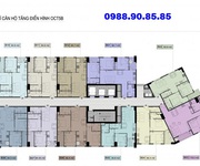 Bán căn hộ diện tích 63,9m2 chung cư OCT5B Cổ nhuế, căn góc tầng cao