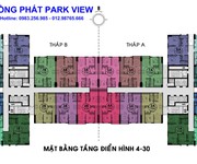 5 Chung cư Đồng Phát Parkview Hoàng Mai    Giá : 19 Triệu / m2 Thông thủy