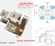 2 Chung cư Osaka Complex, bán căn 56,26m2 - Giá 15.8tr/m2  chính chủ  LH 0942.702.903