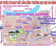 Bán đất vip lô 2 mặt tiền gần khu fpt đà nẵng