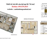 4 Thông báo mở bán chung cư HUD3 số 60 Nguyễn Đức Cảnh DT 52.1m2, 70.1m2, 72.6m2, 90m2.