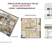 5 Thông báo mở bán chung cư HUD3 số 60 Nguyễn Đức Cảnh DT 52.1m2, 70.1m2, 72.6m2, 90m2.