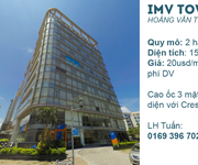 2 Tòa nhà IMV ngay Phú Mỹ Hưng: 150 - 300m2 giá thuê chỉ 400 nghìn/m2/tháng  có DT nhỏ 50 - 70m2
