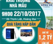 Mua nhà giá rẻ tận hưởng tiện ích sang. Chỉ 1,2ty/căn hộ 02 PN. Chung cư mặt đường Giải Phóng