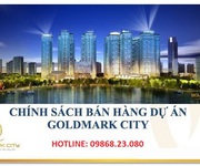 1 Bán 87m chung cư Goldmark City 136 Hồ Tùng Mậu, hướng ĐN giá 1,9 tỷ,ở ngay,đủ đồ LH: 0986823080