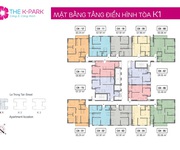 1 Mở bán căn hộ The K Park Văn Phú dt 53-93m2 giá 1,1 tỷ/ căn