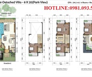 2 Kênh chủ đầu tư Chúng tôi cần bán GẤP những lô Biệt Thự GIÁ CỰC rẻ chỉ 4ty/căn dt:330m2,4tầng, ck 6,