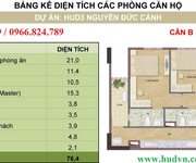 Bán suất ngoại giao chung cư hud3 nguyễn đức cảnh. Diện tích 72m2.