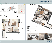 4 Nhanh tay sở hữu ngay căn hộ đẹp nhất tại tòa C INTRACOM RIVERSIDE Với diện tích 54 m2 đến 76m2.