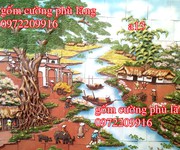 9 Tranh gốm đẹp ốp tường