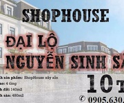 Mở bán siêu shophouse mặt tiền đường Hoàng thị loan và Nguyễn sinh sắc