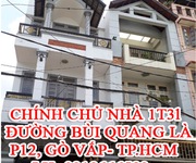 Chính chủ bán nhà 1 trệt 3 lầu đường Bùi Quang Là, P12, Gò Vấp