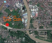 2 Bán lô đất TĐC đấu giá Đồng Hoà Kiến An, giáp đường World Bank - Cầu Niệm 2 với giá 19tr/m2