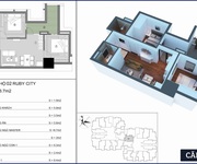 4 Cần Bán Căn hộ 2 PN Full nội thất Chung cư Ruby City CT3 935Tr/căn, CK 5 giá bán, miễn phí dịch vụ, gửi xe 12 tháng