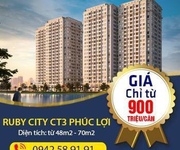 Cần bán Căn hộ chung cư Ruby City CT3 2PN Full nội thất 935Tr/căn, CK 50Triệu, miễn phí DV, phí gửi xe