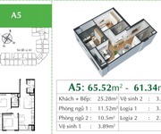 3 Bán 5 căn hộ Đông Nam tuyệt đẹp DA Eco City, view Vinhomes Riverside hỗ trợ LS 0, CK 5 giá bán