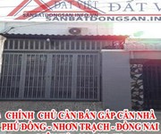 Chính chủ bán gấp căn nhà Phú đông, Nhơn Trạch,Đồng Nai