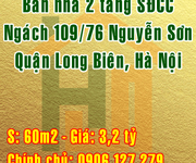 Bán nhà Quận Long Biên, số 4 ngách 109/76 Nguyễn Sơn
