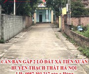 3 Cần bán gấp 2 lô đất Xã Tiến Xuân, Huyện Thạch Thất, hà Nội