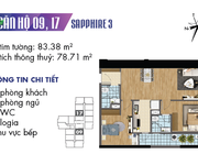 1 Căn hộ 02 phòng ngủ, tầng trung, toà nhà S4 GoldmarkCity, nội thất cơ bản