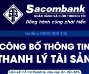 NH Sacombank HT phát mãi 39 nền đất và 10 lô góc kv - TP-HCM 680 triệu