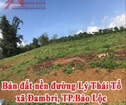 2 Bán đất nền đường Lý Thái Tổ ,xã Đambri, Tp Bảo Lộc