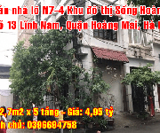 4 Bán nhà lô N7-4 khu Sống Hoàng ngõ 13 Lĩnh Nam, Quận Hoàng Mai, Hà Nội