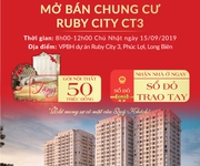 3 Nhận Ngay Gói Nội Thất 50 Tr Khi Mua Căn Hộ Ruby city CT3, Chỉ Có 900 tr cho căn 2PN