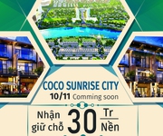 1 Chính thức ra mắt dự án coco sunrise city, mặt tiền view sông