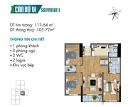 2 Căn hộ số 01 tòa S1, tầng cao chung cư Goldmark City