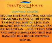 Cho thuê Nhà Đường Nguyễn Chánh Nha Trang . 140m2
