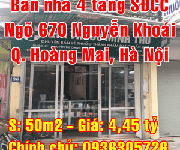 6 Bán nhà Quận Hoàng Mai, Số 36 ngõ 670 đường Nguyễn Khoái