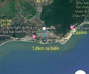 Bán đất ven biển Hồ Tràm, sổ đỏ thổ cư,  xây dựng tự do, giá chỉ 4,3 triệu/m2