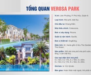 1 HOT- Bán biệt thự gđ 1 Verosa Park Khang Điền Q2, Q9- HTLS 0 nhận nhà ngay