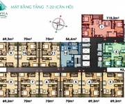 6 Cho thuê gấp căn hộ D-Vela 8 tr/ tháng căn 2PN 2WC 70 m2