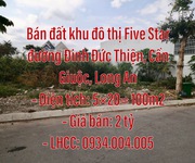 Chính chủ cần bán đất khu đô thị Five Star Cần Giuộc, L An