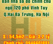 7 Bán nhà ngõ 120 phố Vĩnh Tuy, Phường Vĩnh Tuy,Quận Hai Bà Trưng, Hà Nội