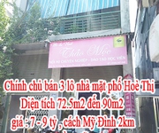 Bán nhà mặt phố Hoè Thị - Phương Canh - quận Nam Từ Liêm, Hà Nội.  Gần quốc lộ 70 sắp mở rộng, phía